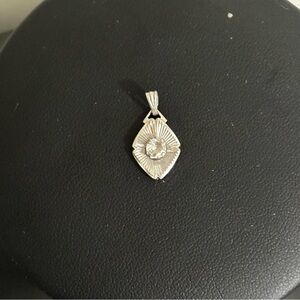 Small sterling silver pendant # 091